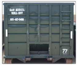 Roll Off Bin